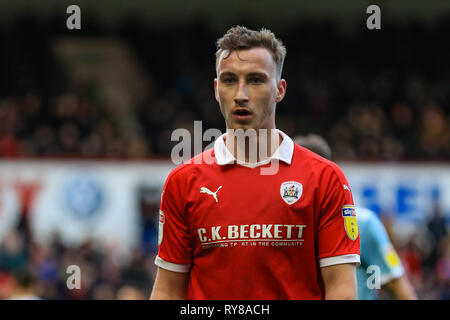 9 mars 2019, Oakwell, Barnsley, Angleterre ; Sky Bet la League One, Barnsley vs Accrington Stanley ; Mike-Steven Bahre de Barnsley Crédit : John Hobson/News Images images Ligue de football anglais sont soumis à licence DataCo Banque D'Images