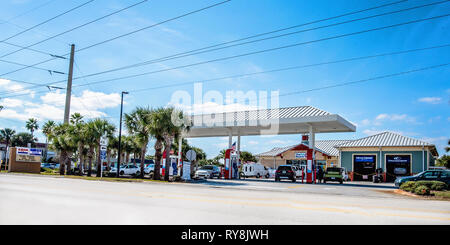 Florida gas station Banque D'Images