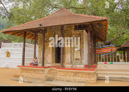 L'Asie, Sri Lanka, Kandy, temple Pattini Devale Banque D'Images