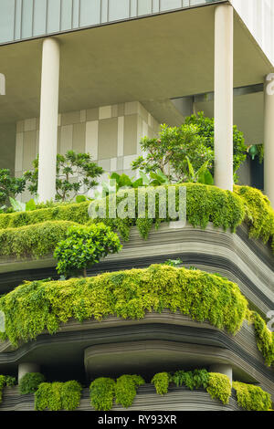 Le Parkroyal on Pickering hotel, Singapore Banque D'Images