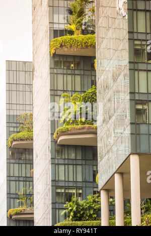 Le Parkroyal on Pickering hotel, Singapore Banque D'Images