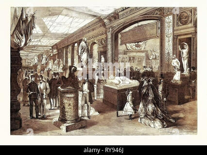 La Rue De Russie à l'Exposition de Paris France 1867 Banque D'Images