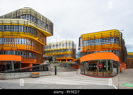 La D3 et de l'Administration AD complexe à la Vienna University of Economics and Business. Vienne, Autriche Banque D'Images