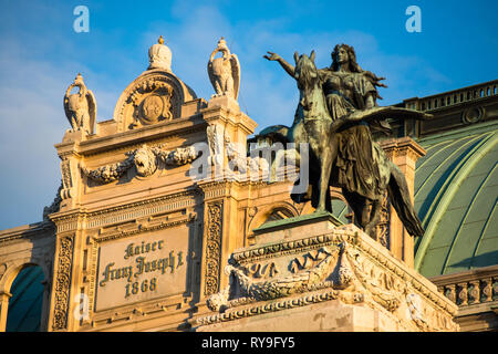 Maison de l'Opéra de Vienne, Vienne, Autriche. Banque D'Images