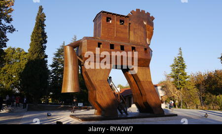 Site historique de Troy, Turquie Banque D'Images