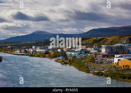 La région de Whitehorse, Whitehorse, Territoire du Yukon, Canada Banque D'Images