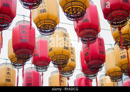 Lanternes chinoises traditionnelles Banque D'Images