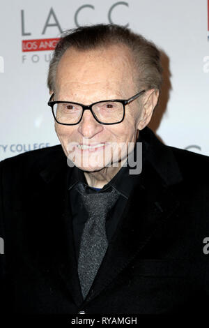 Beverly Hills, CA, USA. Mar 12, 2019. LOS ANGELES - jan 12 : Larry King au Los Angeles Community College 2019 Gala au Beverly Wilshire Hotel le 12 mars 2019 à Beverly Hills, CA : Crédit Kay Blake/ZUMA/Alamy Fil Live News Banque D'Images