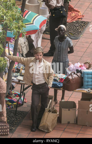 Adélaïde, Australie. Mar 13, 2019. L'acteur australien Daniel Webber sur le plateau de tournage de 'Escape from Pretoria filmé à Adélaïde. Le film est basé sur un livre écrit par Tim Jenkin et est défini au cours de l'époque de l'Apartheid à Capetown, Afrique du Sud sur deux sud-africains blancs, Tim Jenkin et Stephen Lee, qui ont été incarcérés en 1978 pour la production et la diffusion de messages anti-apartheid : Crédit amer ghazzal/Alamy Live News Banque D'Images