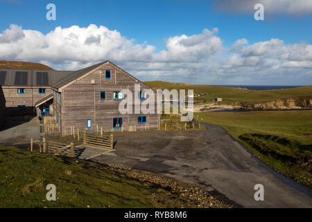 Fair Isle Bird Observatory en 2018 ; Royaume-Uni ; Shetland Banque D'Images