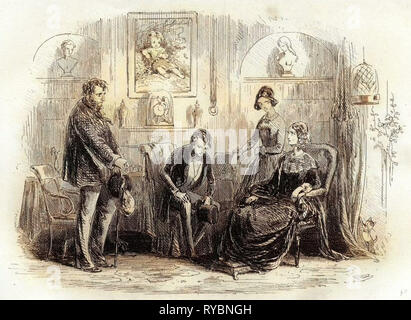 David Copperfield "M. Peggotty et Mme Steerforth Banque D'Images