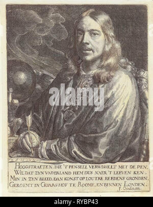 Self Portrait, Samuel van Hoogstraten, 1677 Banque D'Images