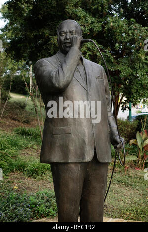 Bobby Blue Bland statue Ironton Ohio Banque D'Images