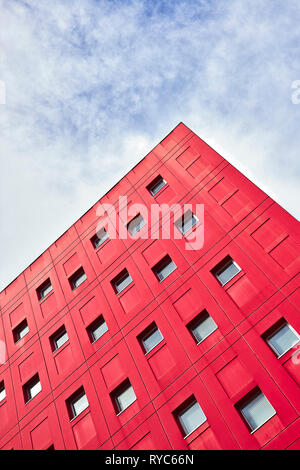 Détail de l'architecture moderne de Bilbao, Bilbao, Biscaye, Pays basque, Euskadi, Euskal Herria, Espagne, Europe Banque D'Images