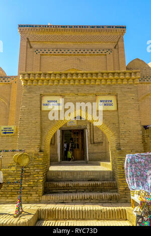 La vieille ville de Khiva Musée de musique locale traditionnelle ouzbek Banque D'Images