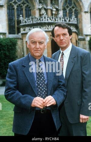 JOHN THAW, KEVIN WHATELY, Inspecteur Morse, 1987 Banque D'Images