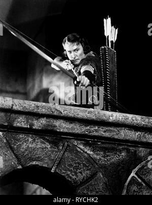 ERROL FLYNN, les aventures de Robin des Bois, 1938 Banque D'Images