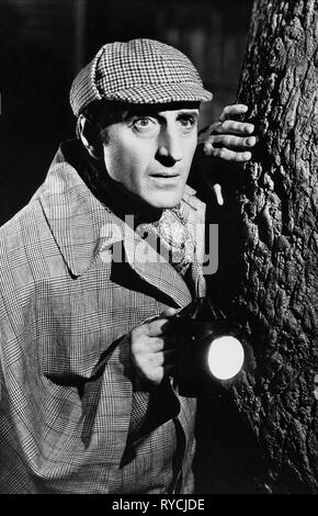 BASIL RATHBONE, THE HOUND OF THE BASKERVILLES, 1939 Banque D'Images