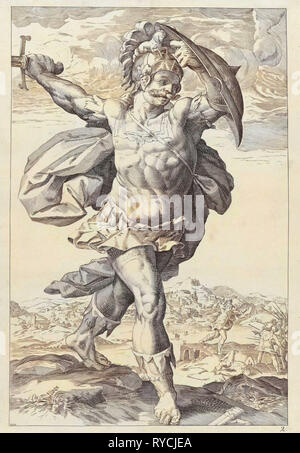 Codes Horatius, Keijzer, Hendrick Goltzius, 1829 Banque D'Images