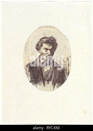 Autoportrait de Frederick Henry Weissenbruch, 1843 - 1887 Banque D'Images