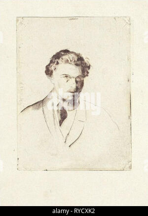 Autoportrait de Frederick Henry Weissenbruch, 1843 - 1887 Banque D'Images