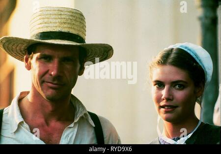 HARRISON FORD, KELLY MCGILLIS, témoin, 1985 Banque D'Images