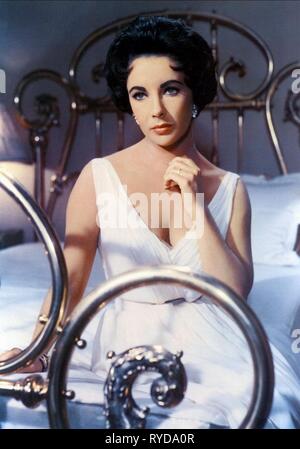 ELIZABETH TAYLOR, Cat On A Hot Tin Roof, 1958 Banque D'Images