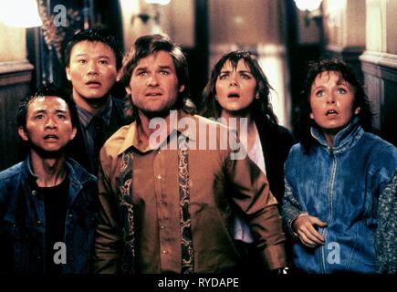 DENNIS DUN, Kurt Russell, Kim Cattrall, BIG TROUBLE IN LITTLE CHINA, 1986 Banque D'Images