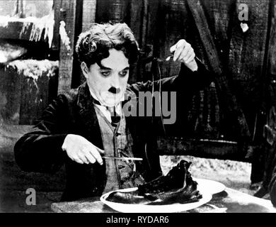 CHARLIE CHAPLIN, LA RUÉE VERS L'OR, 1925 Banque D'Images