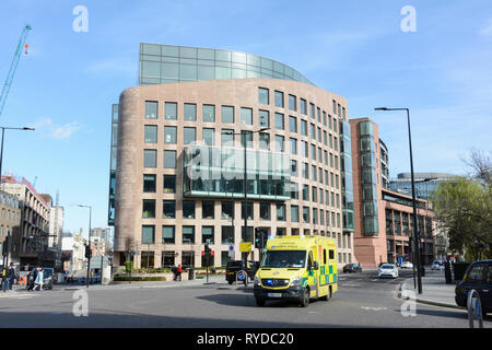 Cap Gemini's, 40 Holborn Viaduct Building, conçu par Rolfe Judd, Londres, Angleterre, Royaume-Uni Banque D'Images