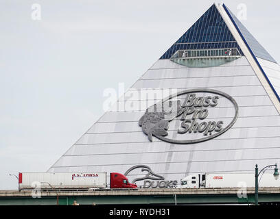 Bass Pro Shops boutique Memphis Tennessee pyramide Banque D'Images