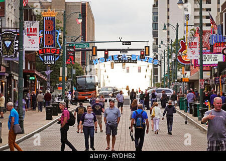 Accueil du blues Beale Street Memphis Tennessee Banque D'Images