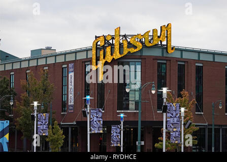 Gibson Guitar factory Memphis Tennessee Banque D'Images