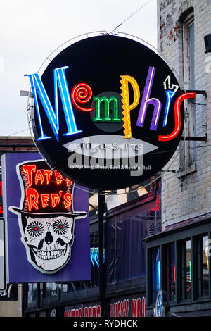 Tater Red's Memphis Tennessee Banque D'Images