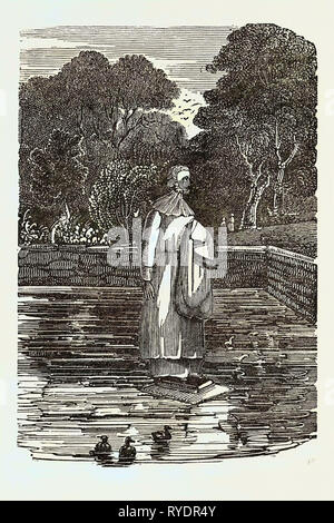 Statue de Notre Dame de même, à Halystone Banque D'Images