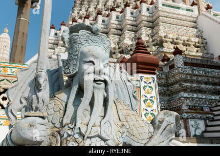 Wat Arun le Temple de l'aube Bangkok Thaïlande Banque D'Images