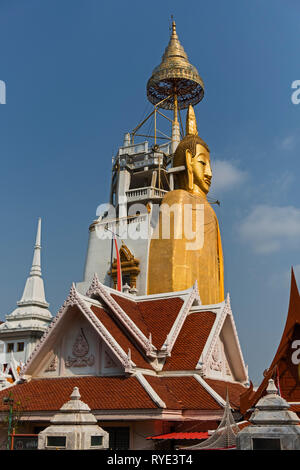 Bouddha Wat Indraviharn article Bangkok Thaïlande Banque D'Images