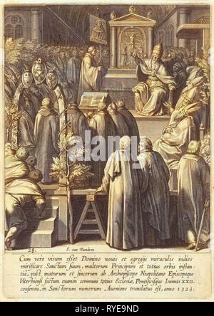 Canonisation de saint Thomas d'Aquin, Egbert van Panderen, Otto van Veen, 1610 Banque D'Images