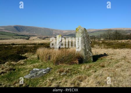 Cerrrig Meibion Arthur mcg Garw Stones Les Pierres de Arthurs fils pembrokeshire Wales Cymru amenée, UK Banque D'Images