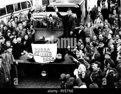 Géographie / voyage, Allemagne, Berlin, blocus, transport aérien, fin, 12.5.1949, Additional-Rights Clearance-Info-Not-Available- Banque D'Images