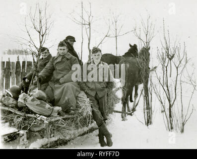 La Tchécoslovaquie - Octobre 1938 : les soldats allemands de la Luftwaffe pendant l'occupation nazie Banque D'Images