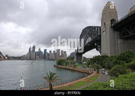 Billet d'Australie. Les scenic et vues de l'Australie. Le Sydney Harbour Bridge Banque D'Images