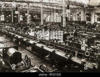 Italie Piémont Turin - l'usine Fiat dans le début du xxe siècle Banque D'Images