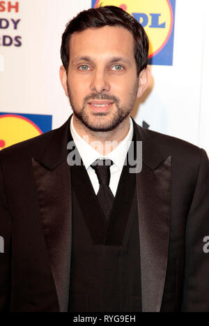 Dec 16, 2014 - Londres, Angleterre, Royaume-Uni - British Comedy Awards, Fountain Studios, Wembley - Tapis Rouge photo montre des arrivées : Dynamo Banque D'Images