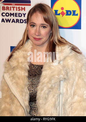 Dec 16, 2014 - Londres, Angleterre, Royaume-Uni - British Comedy Awards, Fountain Studios, Wembley - Tapis Rouge photo montre des arrivées : Guest Banque D'Images