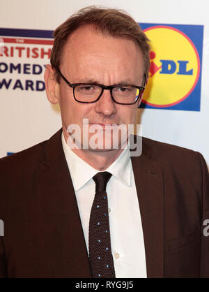 Dec 16, 2014 - Londres, Angleterre, Royaume-Uni - British Comedy Awards, Fountain Studios, Wembley - Tapis Rouge photo montre des arrivées : Sean Lock Banque D'Images