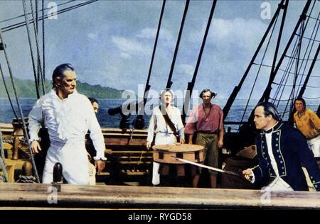 TREVOR HOWARD, Marlon Brando, la mutinerie du Bounty, 1962 Banque D'Images