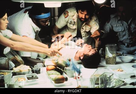 YAPHET KOTTO, Tom Skerritt, JOHN HURT, ALIEN, 1979 Banque D'Images