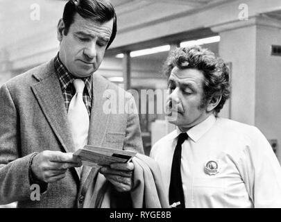 WALTER MATTHAU, JERRY STILLER, LA PRISE DE PELHAM UN DEUX TROIS, 1974 Banque D'Images