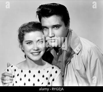 DOLORES HART, ELVIS PRESLEY, KING CREOLE, 1958 Banque D'Images